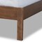 Baxton Studio Anthony Walnut Wood Queen Size Panel Bed 167-10724 - alternate 8